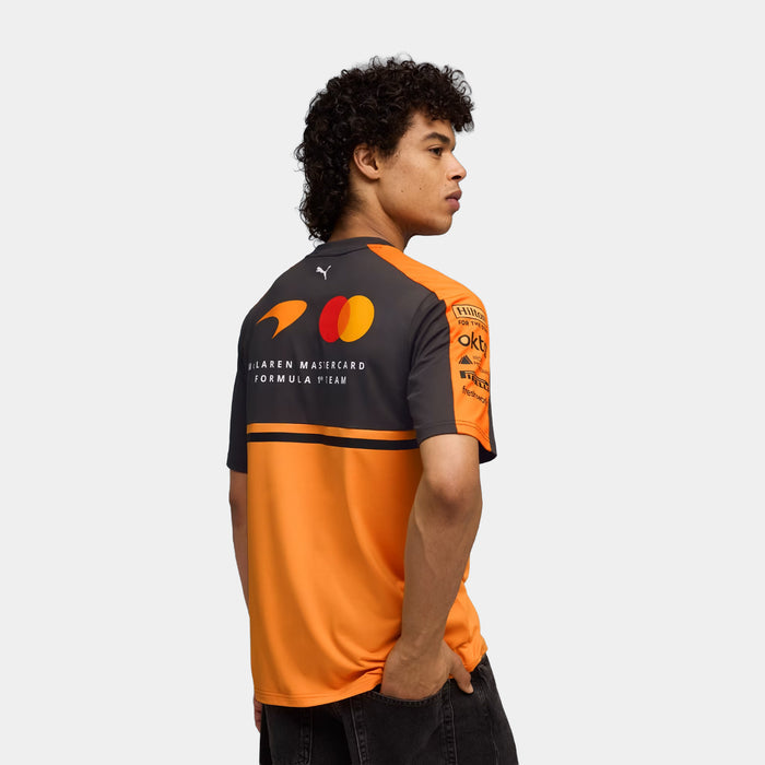 McLaren Racing Replica Mens Short Sleeve Shirt (Papaya)
