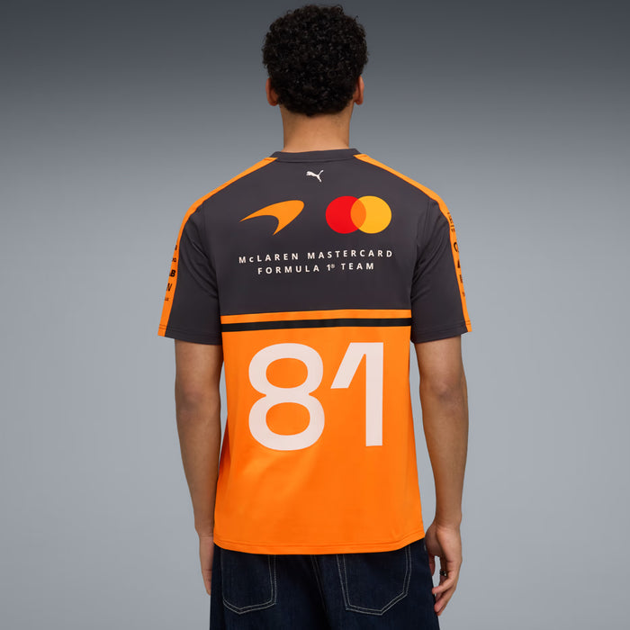 McLaren Racing Replica Piastri Mens Short Sleeve Shirt (Papaya)