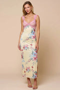 Mesh Floral Lace Detail