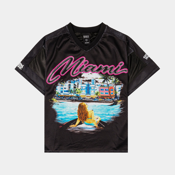 Miami Exclusive Mesh Mens Jersey (Black/Pink)