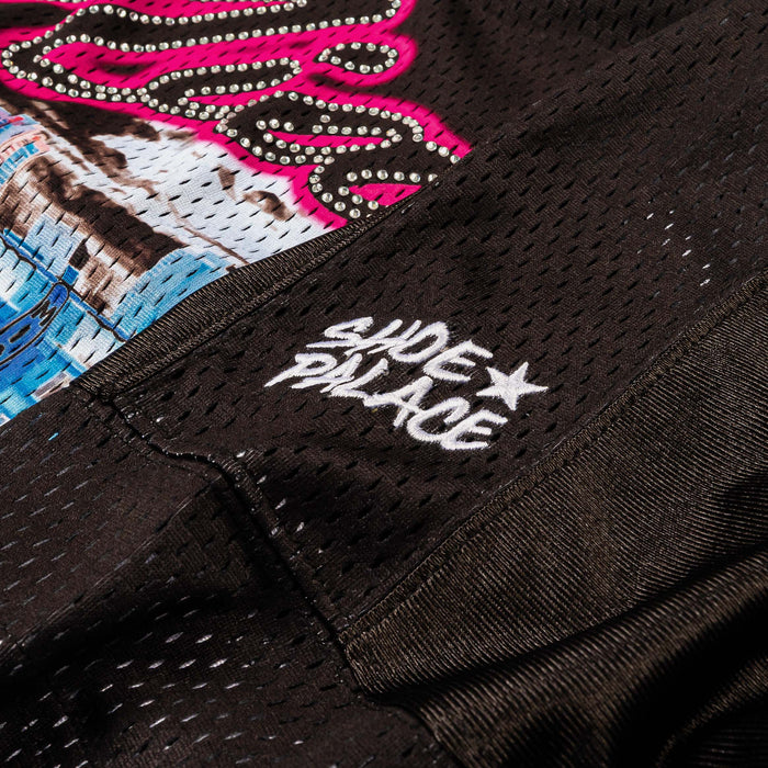 Miami Exclusive Mesh Mens Jersey (Black/Pink)