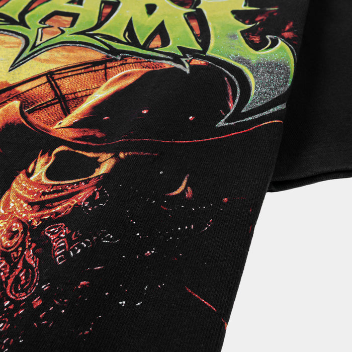 Miami Premium Mens Short Sleeve Shirt (Black/Green)