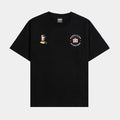 Mickey and Friends Traveler By Shoe Palace Happy Place Mens Short Sleeve Shirt (Black/Red)
