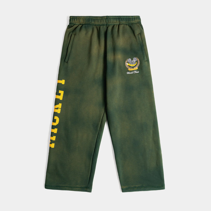 Mickey and Friends Traveler By Shoe Palace Mickey Mens Sweatpants (Green/Yellow)