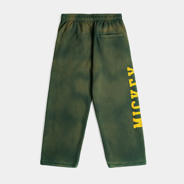 Mickey and Friends Traveler By Shoe Palace Mickey Mens Sweatpants (Green/Yellow)