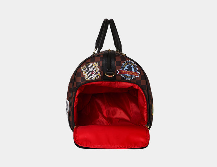 Mickey Mouse Global Mogul Duffle Mens Bag (Brown/White)