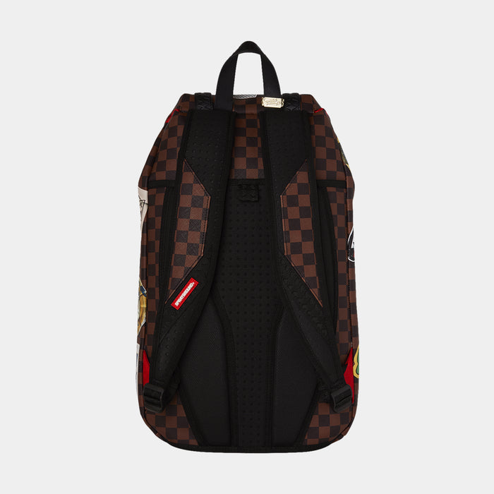 Mickey Mouse Global Mogul Hills Mens Backpack (Brown/White)