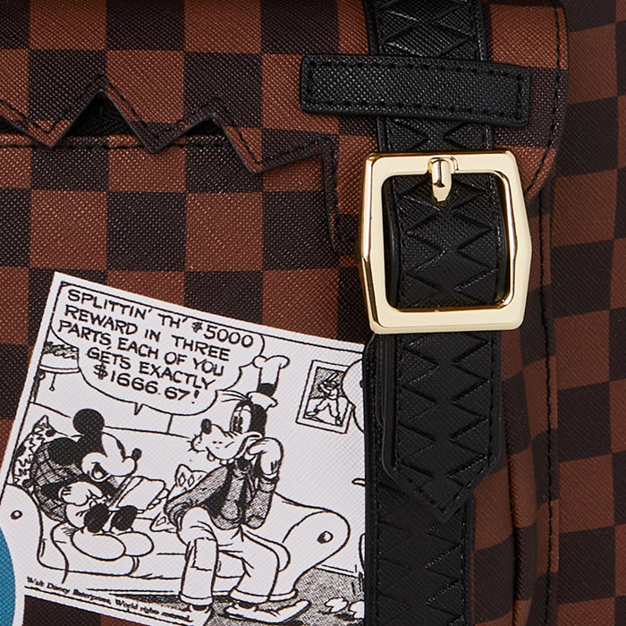 Mickey Mouse Global Mogul Hills Mens Backpack (Brown/White)