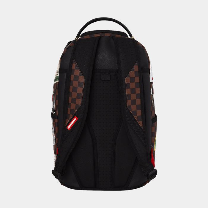 Mickey Mouse Global Mogul Mens Backpack (Brown/White)