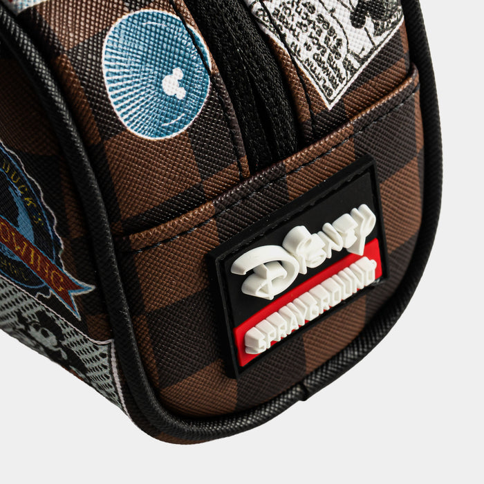 Mickey Mouse Global Mogul Pouch Mens Bag (Brown/White)