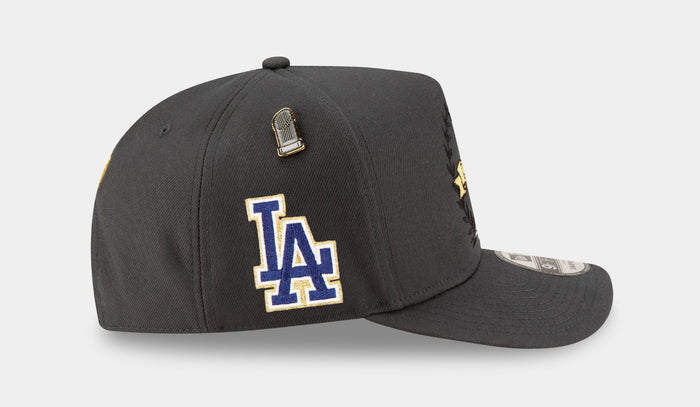 MLB Los Angeles Dodgers 2025 Parade 950AF Snapback Mens Hat (Black)