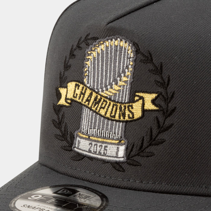 MLB Los Angeles Dodgers 2025 Parade 950AF Snapback Mens Hat (Black)