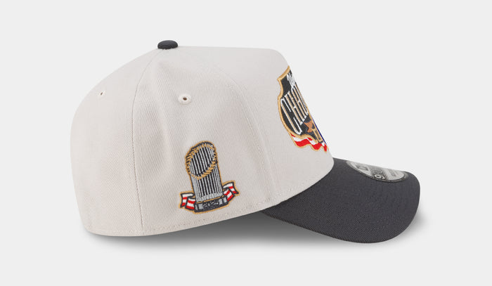 MLB Los Angeles Dodgers World Series 2025 Champions 940AF Snapback Mens Hat (Chrome/Black)
