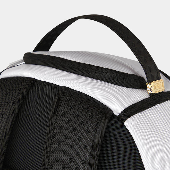 Money Bear Stash Mens Backpack (White/Green)