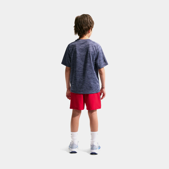 Multi Dri Fit Training Woven Grade School Shorts (Gym Red/Black/White)