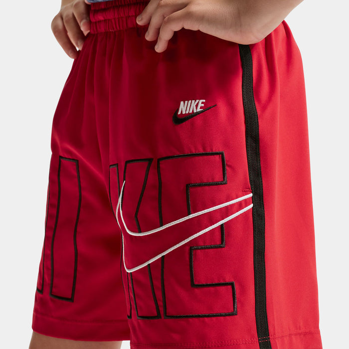 Multi Dri Fit Training Woven Grade School Shorts (Gym Red/Black/White)