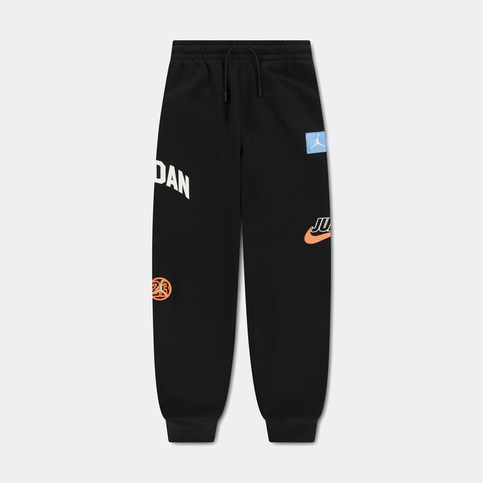 MVP Dynasty Patch Fleece Graphic Grade School Pants (Black)