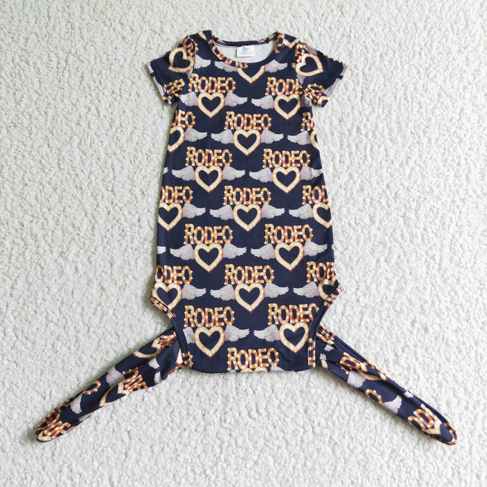 New born baby gown pajamas NB0006