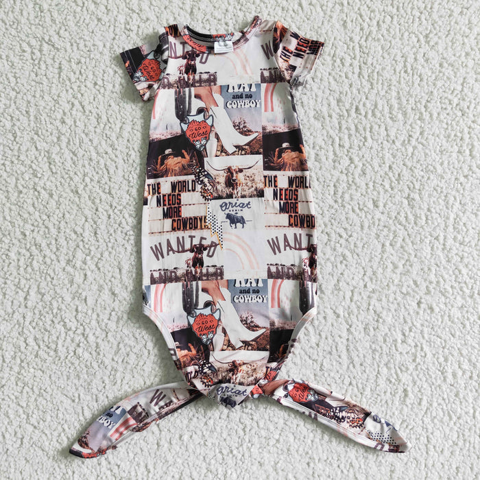 New born baby gown pajamas NB0009