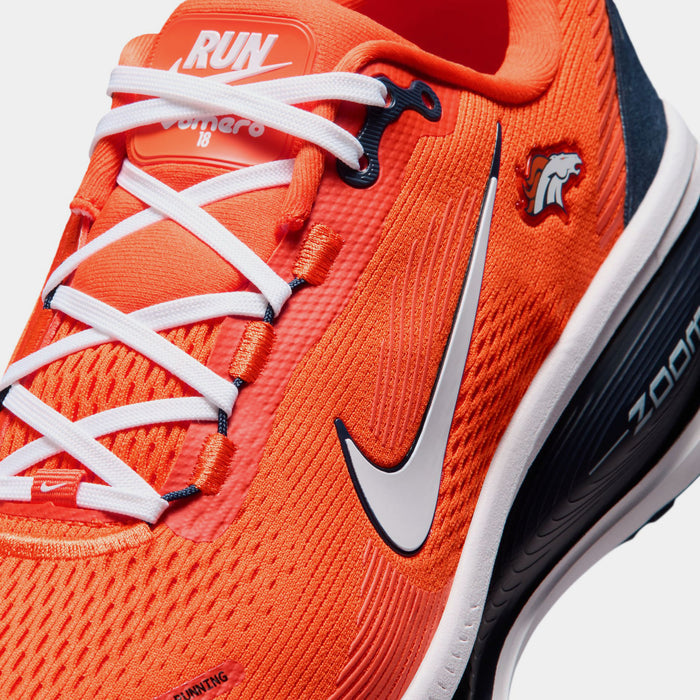 NFL x Vomero 18 Denver Broncos Mens Running Shoes (Brilliant Orange/White/College Navy)