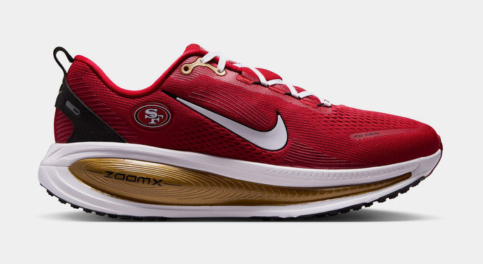 NFL x Vomero 18 San Francisco 49ers Mens Running Shoes (Gym Red/White/Club Gold)