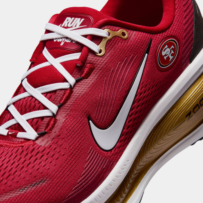NFL x Vomero 18 San Francisco 49ers Mens Running Shoes (Gym Red/White/Club Gold)