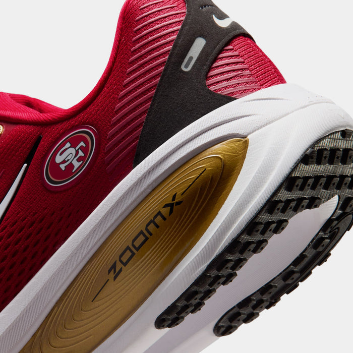 NFL x Vomero 18 San Francisco 49ers Mens Running Shoes (Gym Red/White/Club Gold)