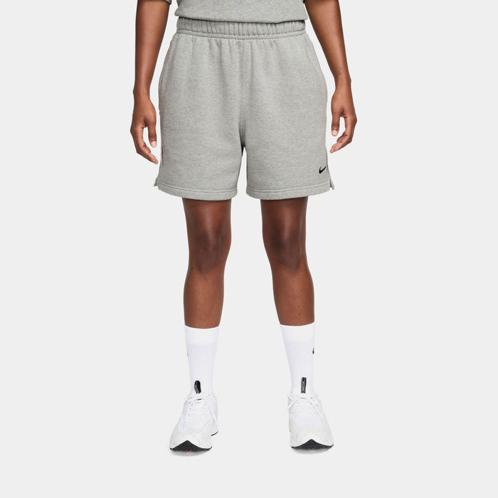NOCTA Cardinal Fleece Mens Shorts (Dark Grey Heather/Matte Silver/Black)