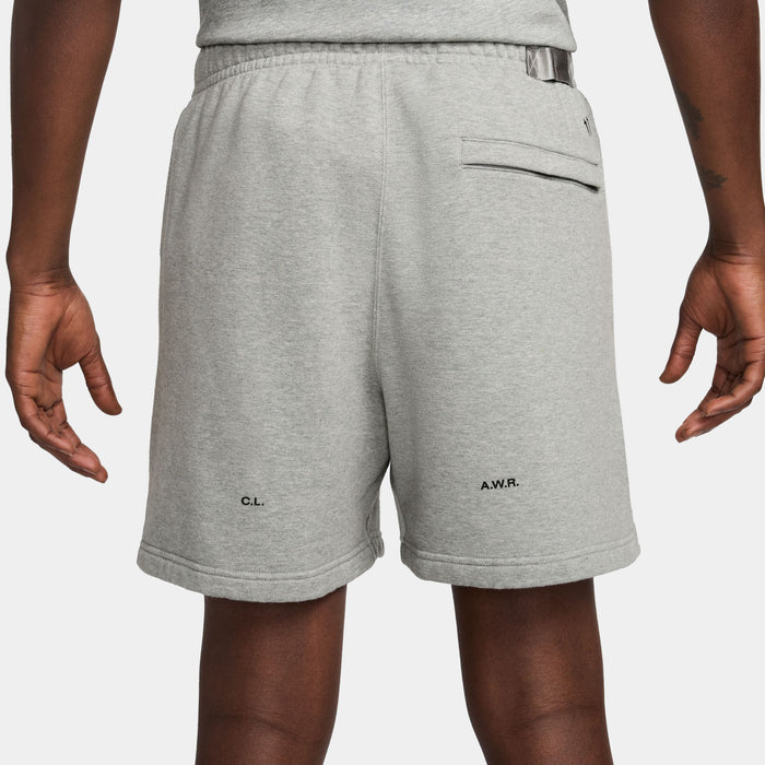NOCTA Cardinal Fleece Mens Shorts (Dark Grey Heather/Matte Silver/Black)