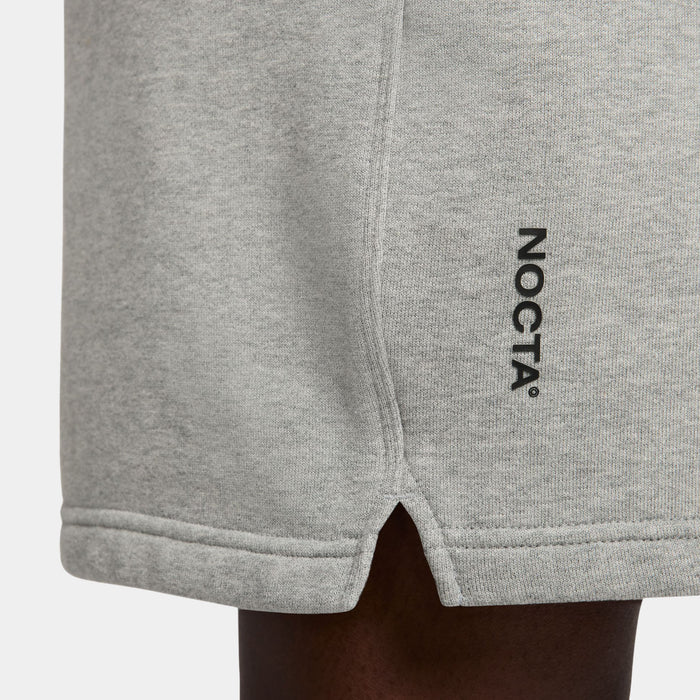 NOCTA Cardinal Fleece Mens Shorts (Dark Grey Heather/Matte Silver/Black)