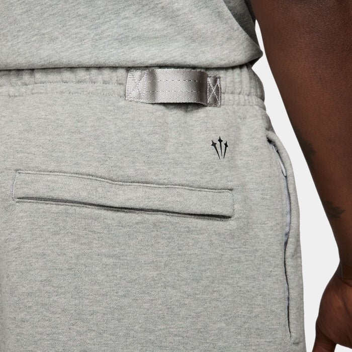 NOCTA Cardinal Fleece Mens Shorts (Dark Grey Heather/Matte Silver/Black)