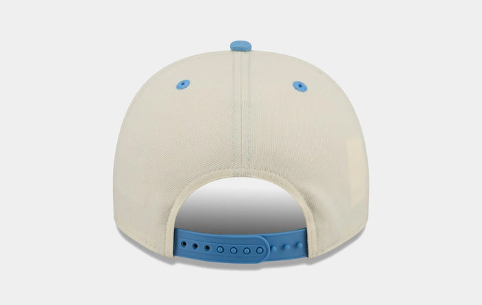 North Carolina Tar Heels Arched 950AF Snapback Mens Hat (Carolina/Tan/Navy)