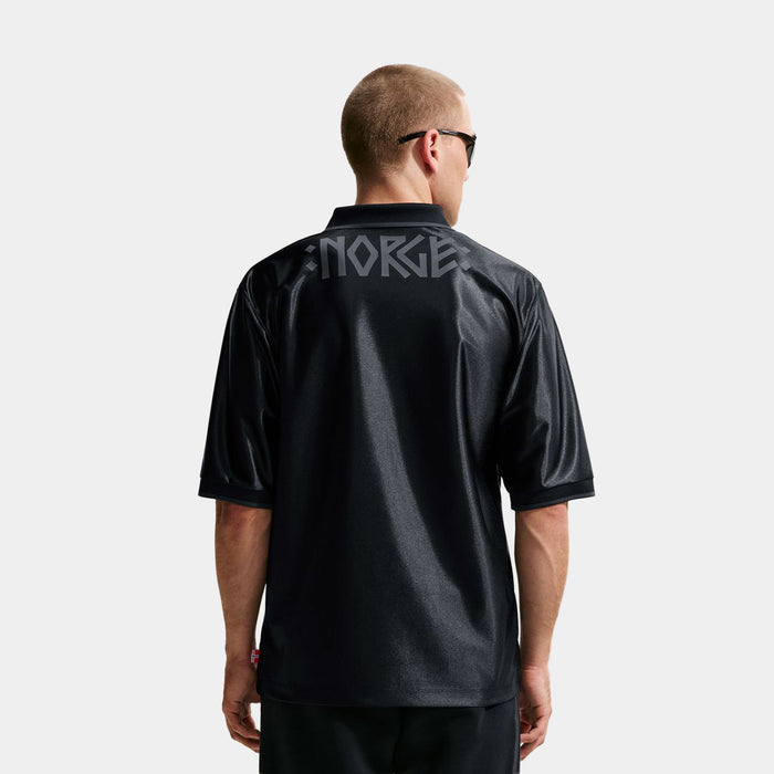 Norway Energy Dri Fit Soccer Mens Jersey (Black/White)