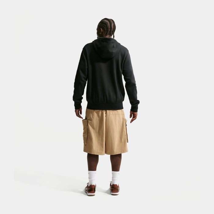 NSW Club Fleece Zip Up Mens Hoodie (Black/Beige)
