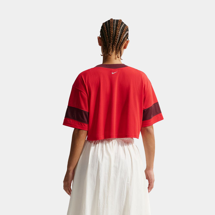 NSW Oversized Cropped Womens Jersey (Red/White)
