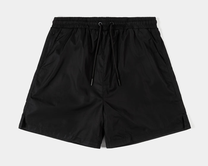Nylon Hybrid Mens Shorts (Black)