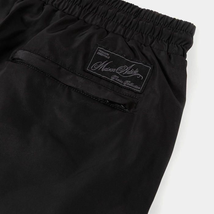 Nylon Hybrid Mens Shorts (Black)