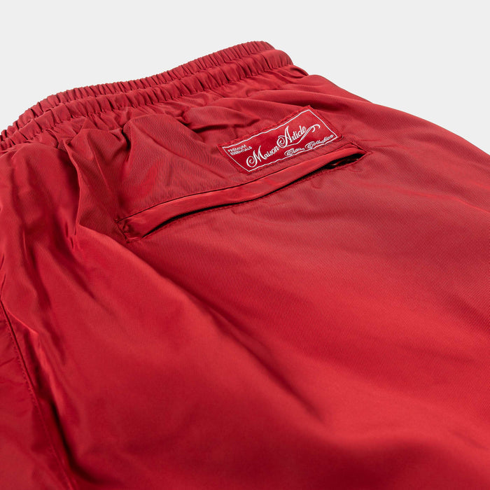 Nylon Hybrid Mens Shorts (Red)