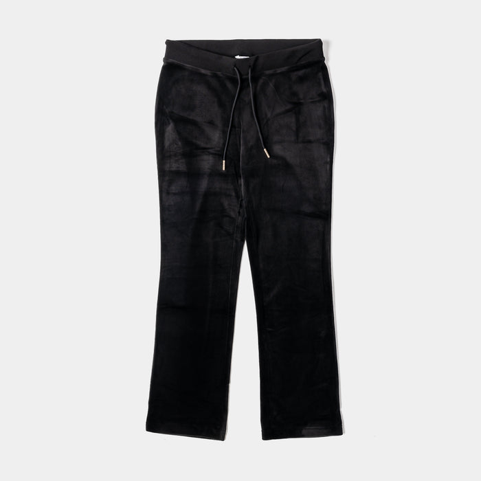 OG Big Bling Velour Track Womens Pants (Black/Gold)