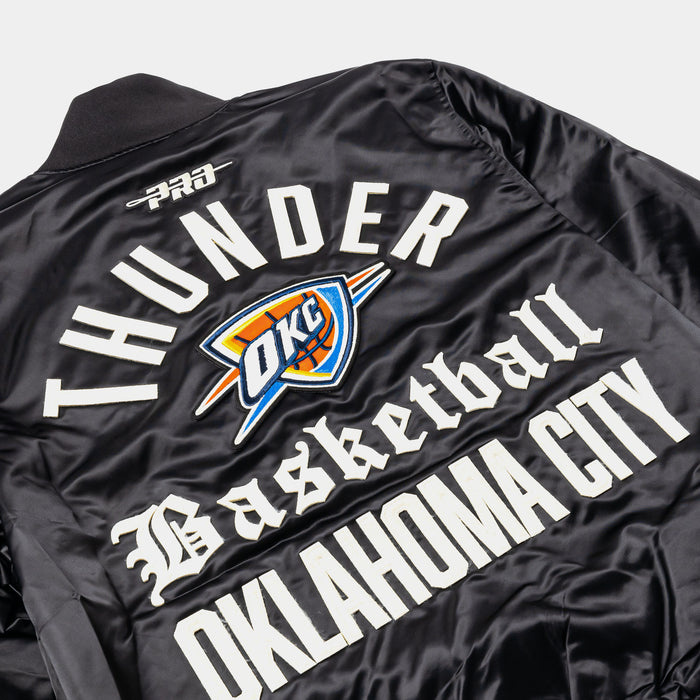 Oklahoma City Thunder Original Varsity Mens Jacket (Black/White)