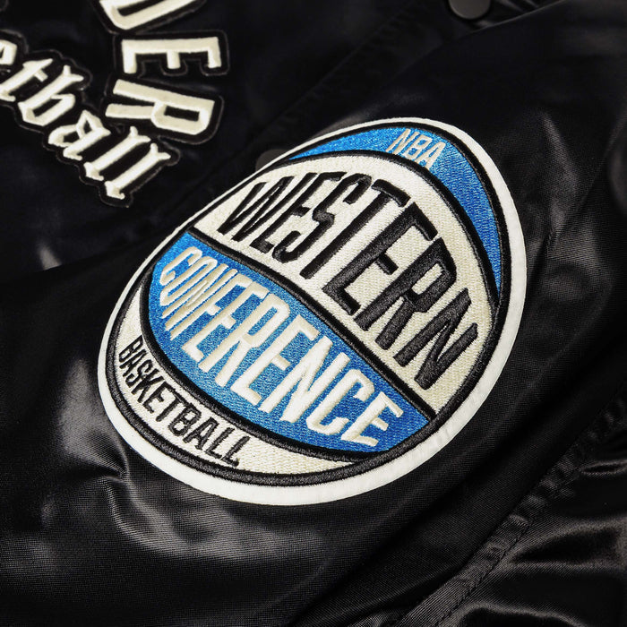 Oklahoma City Thunder Original Varsity Mens Jacket (Black/White)