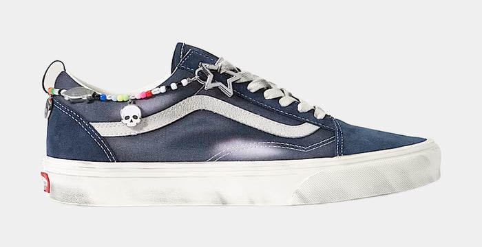Old Skool Charms Mens Lifestyle Shoes (Parisian Night Blue)