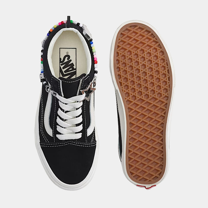 Old Skool Grade School Lifestyle Shoes (Charms Black/Marshmallow)