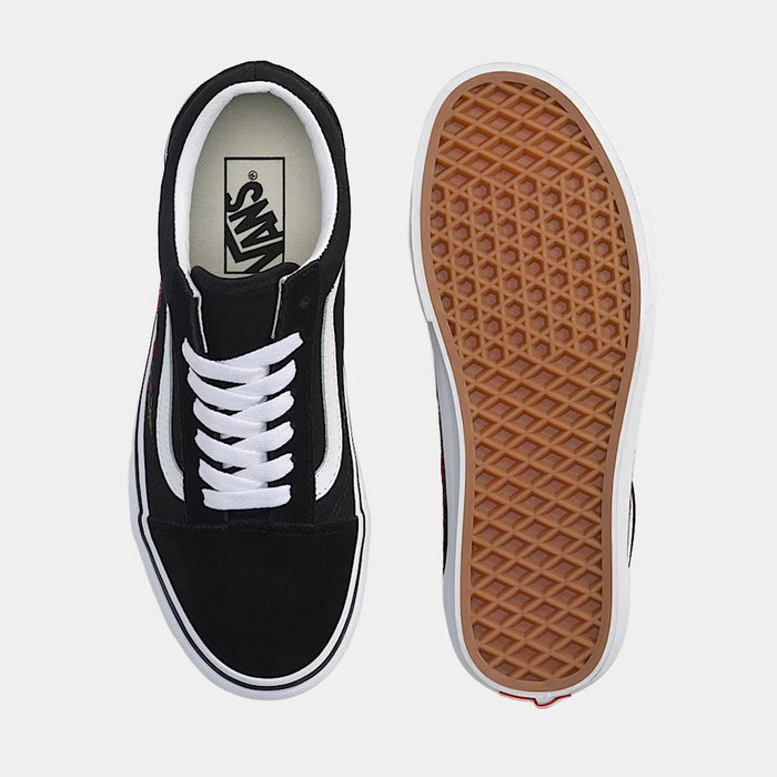 Old Skool Mens Lifestyle Shoes (Black/Red)