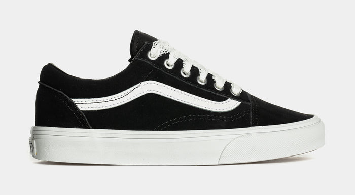 Old Skool Pop Lace Womens Lifestyle Shoes (Black/White)