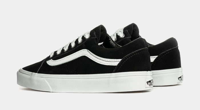 Old Skool Pop Lace Womens Lifestyle Shoes (Black/White)