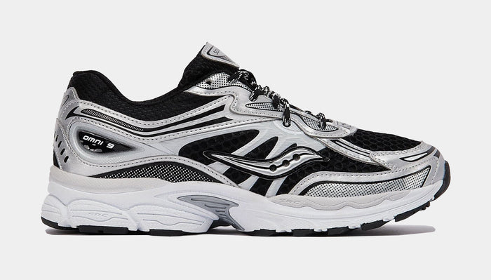 Omni 9 Grade School Running Shoes (Black/Silver)