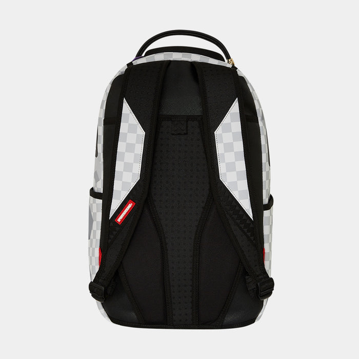 One Piece Gear 5 Luffy Checkered Smash Mens Backpack (White/Grey)