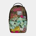 Overnight Cash Stash Mens Backpack (Brown/Green)
