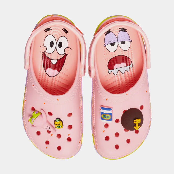 Patrick Star Classic Clog Mens Sandals (Pink/Green)